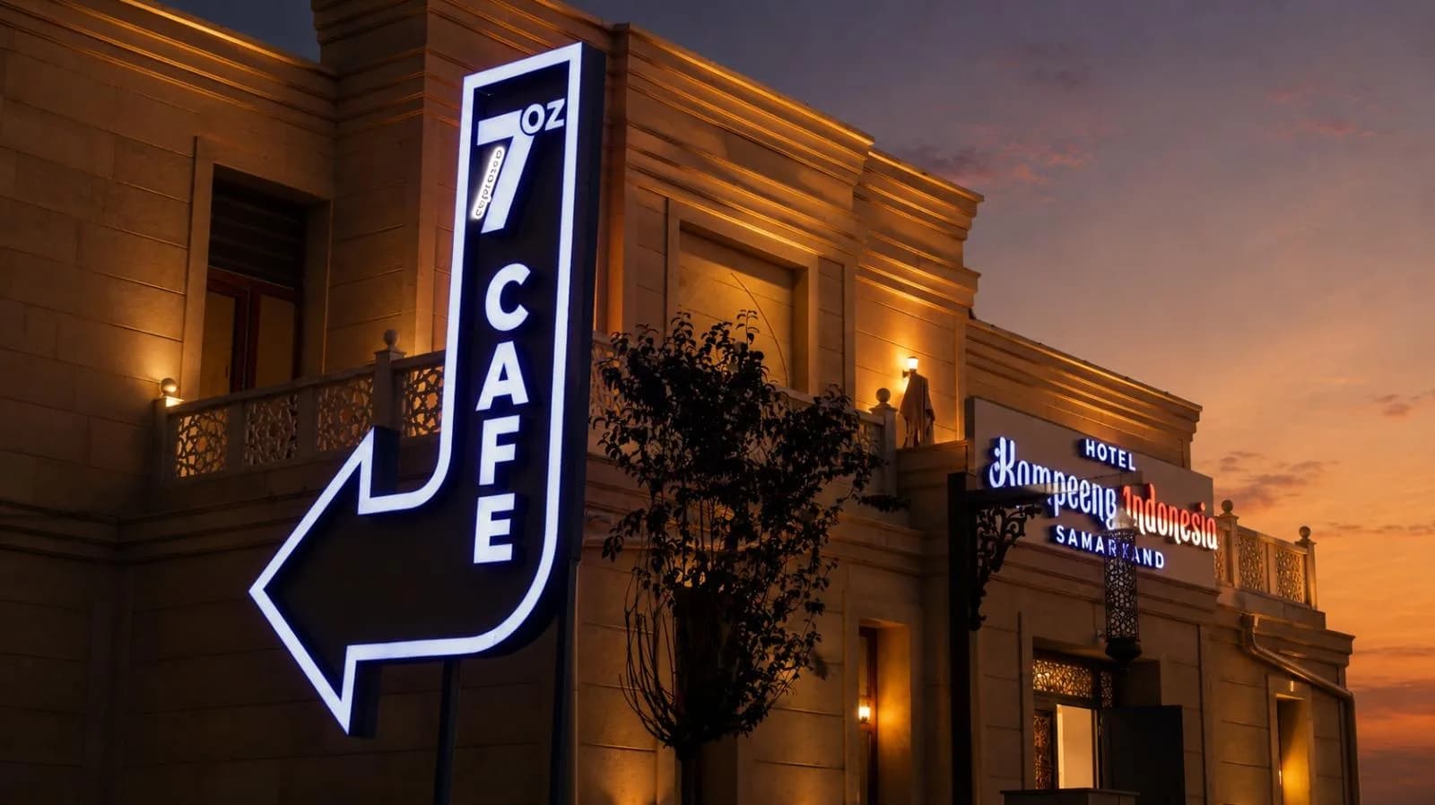 Upcoming 7Oz location at Hotel Kampoeng Indonesia